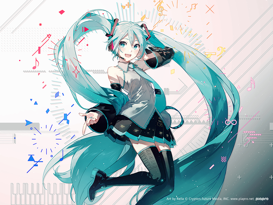 今回「初音ミク・クロニクル」東京メトロオリジナル24時間券のイラスト
