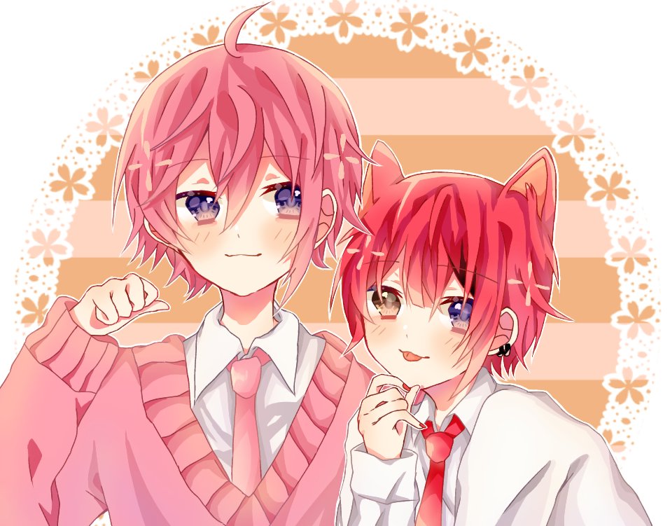 💗❤ #すとぷりギャラリー #さとみくん #莉犬くん