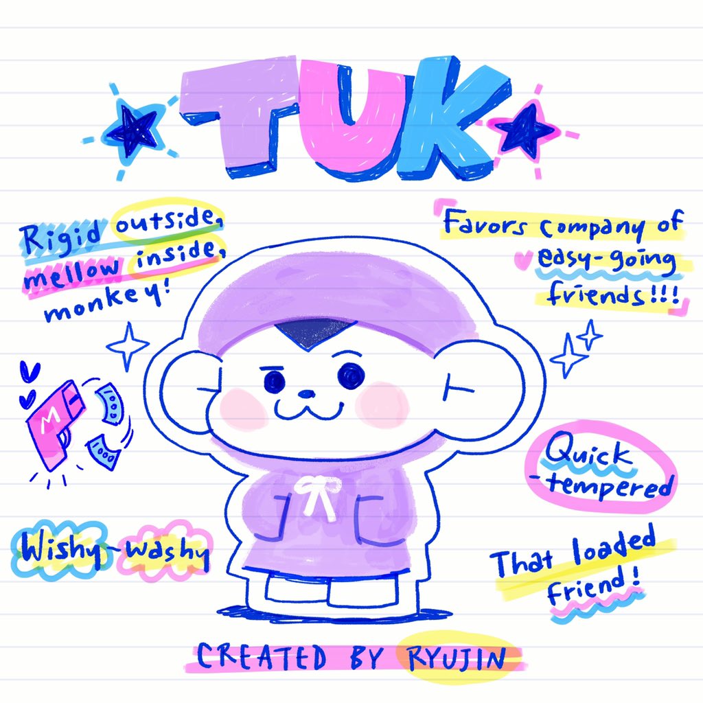 Say hello to Ryujin's lifelong friend, TUK! Just look at that 'lax