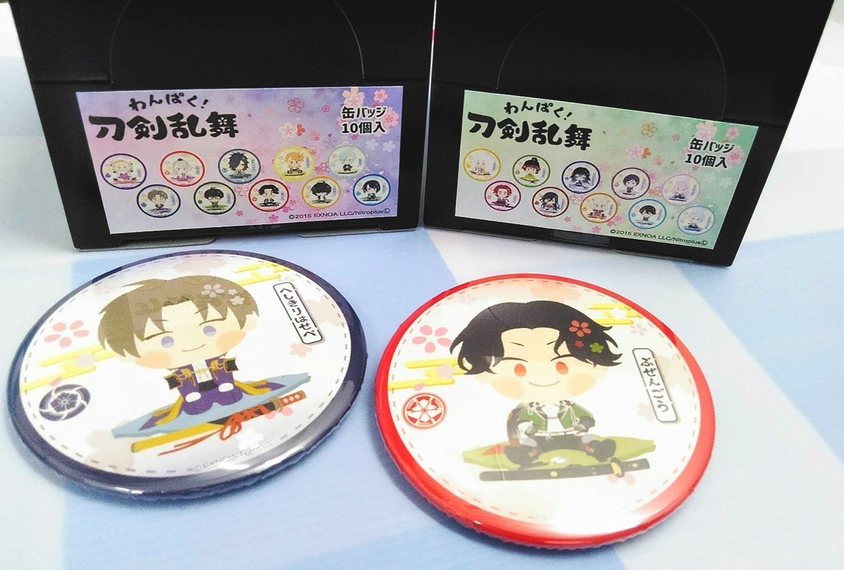 商品紹介】 第2弾「わんぱく！刀剣乱舞」POP UP SHOPより缶バッジのご