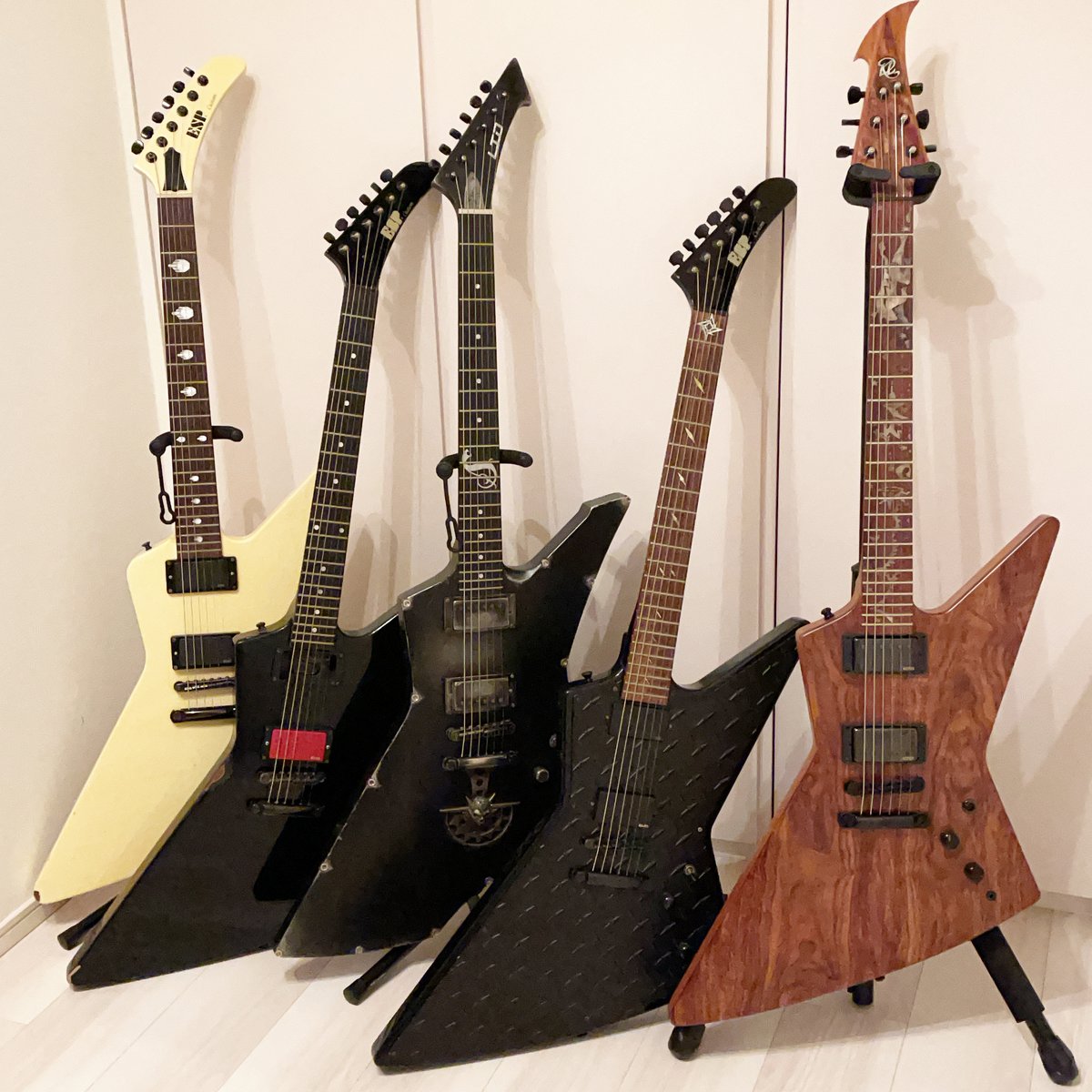 兄弟達を並べることが出来ました。 メタリカのジェイムズの