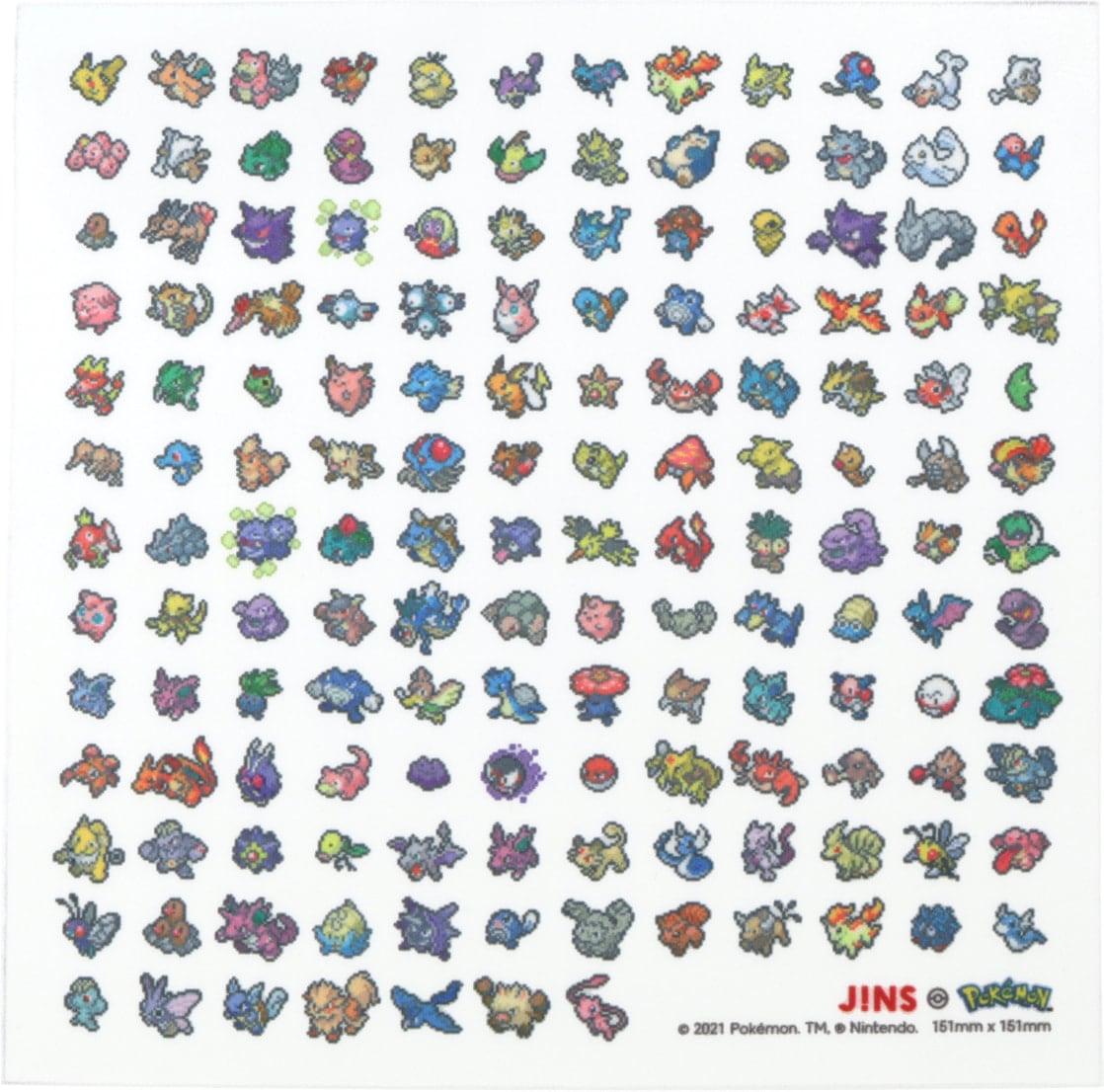 RT @Meracle_Mana: JINSのポケモン眼鏡、カントー地方版買うと初代151