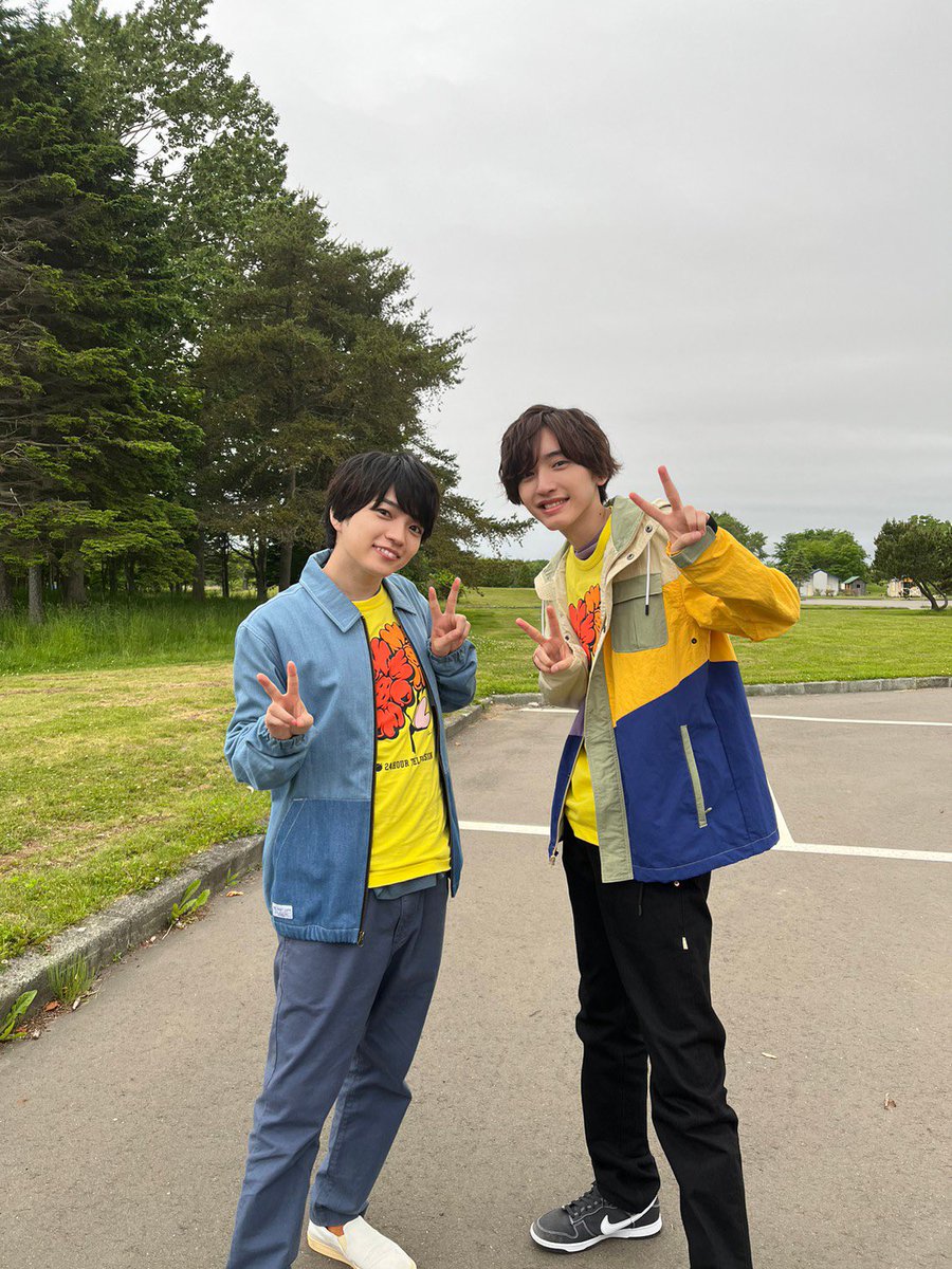 ダーツの旅 的インタビュー 放送中です！！！！ #西畑大吾 #道枝駿佑