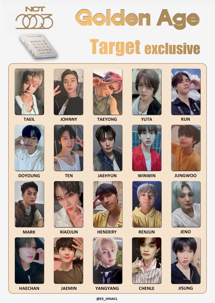 nct 2023 golden age photocard template 엔시티 골든에이지 포카