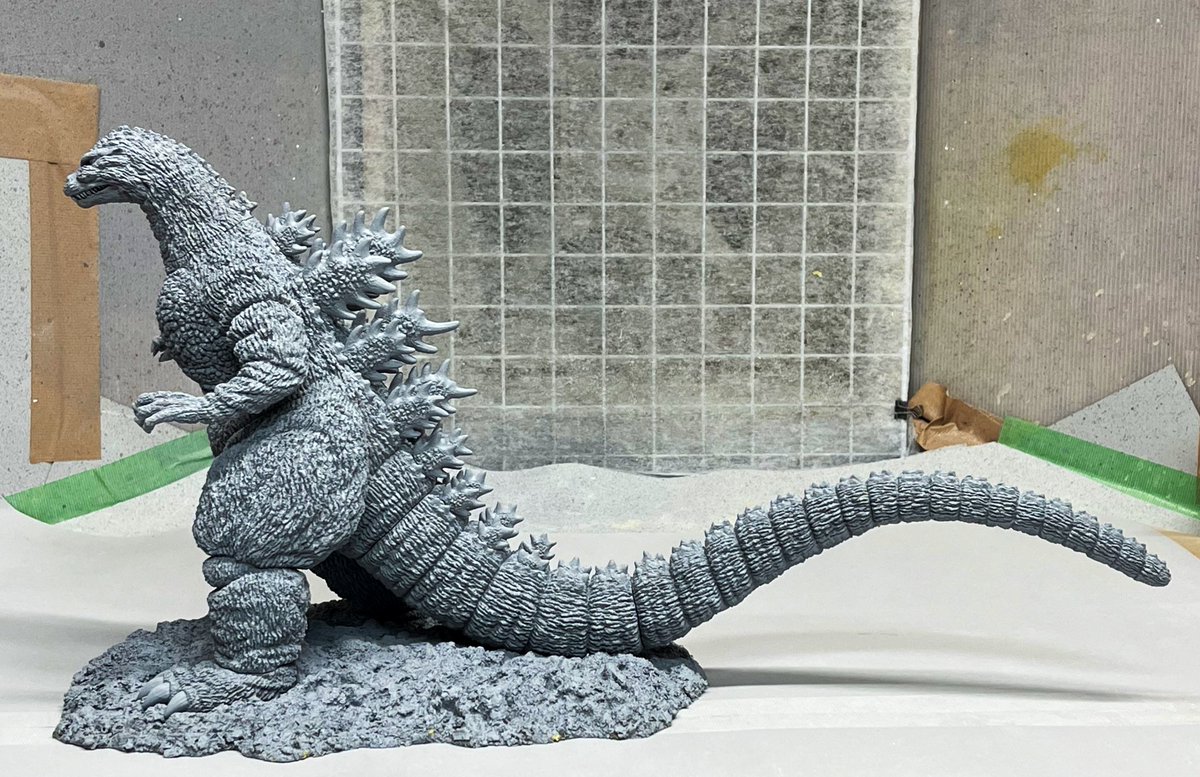 ゴジラ1989 原型が完成しました！ ビオランテとの対峙シーンをイメージ