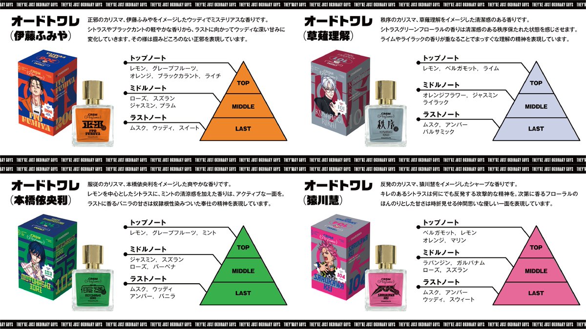 ーGOODSー 💠═════════ カリスマたちをイメージした