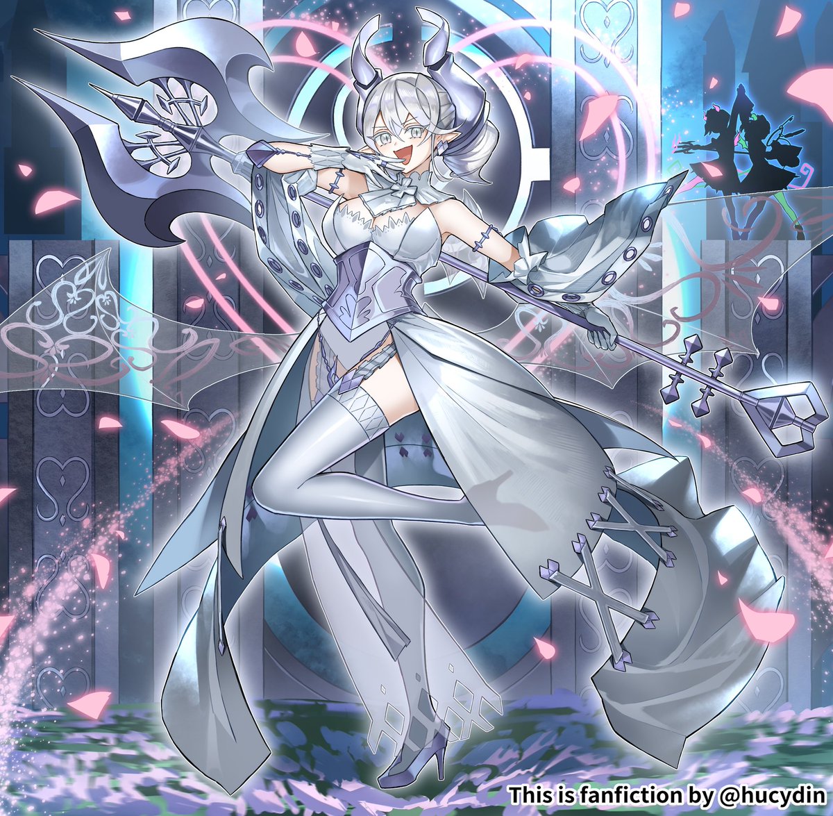 MD記念に (再) ! 🏰白銀の城のラビュリンス🏰 #遊戯王OCG #OCGファンアート