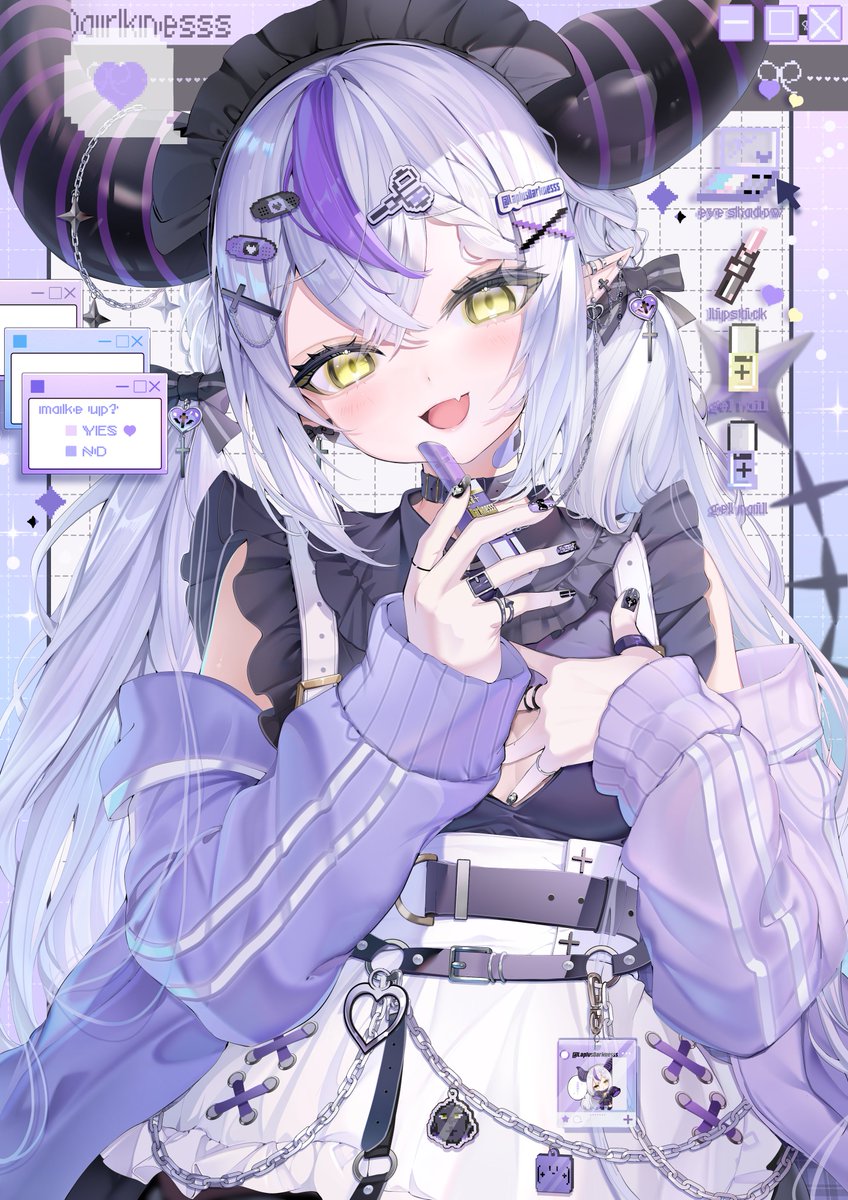 Make up Laplace Darkness? #laplus_artdesu