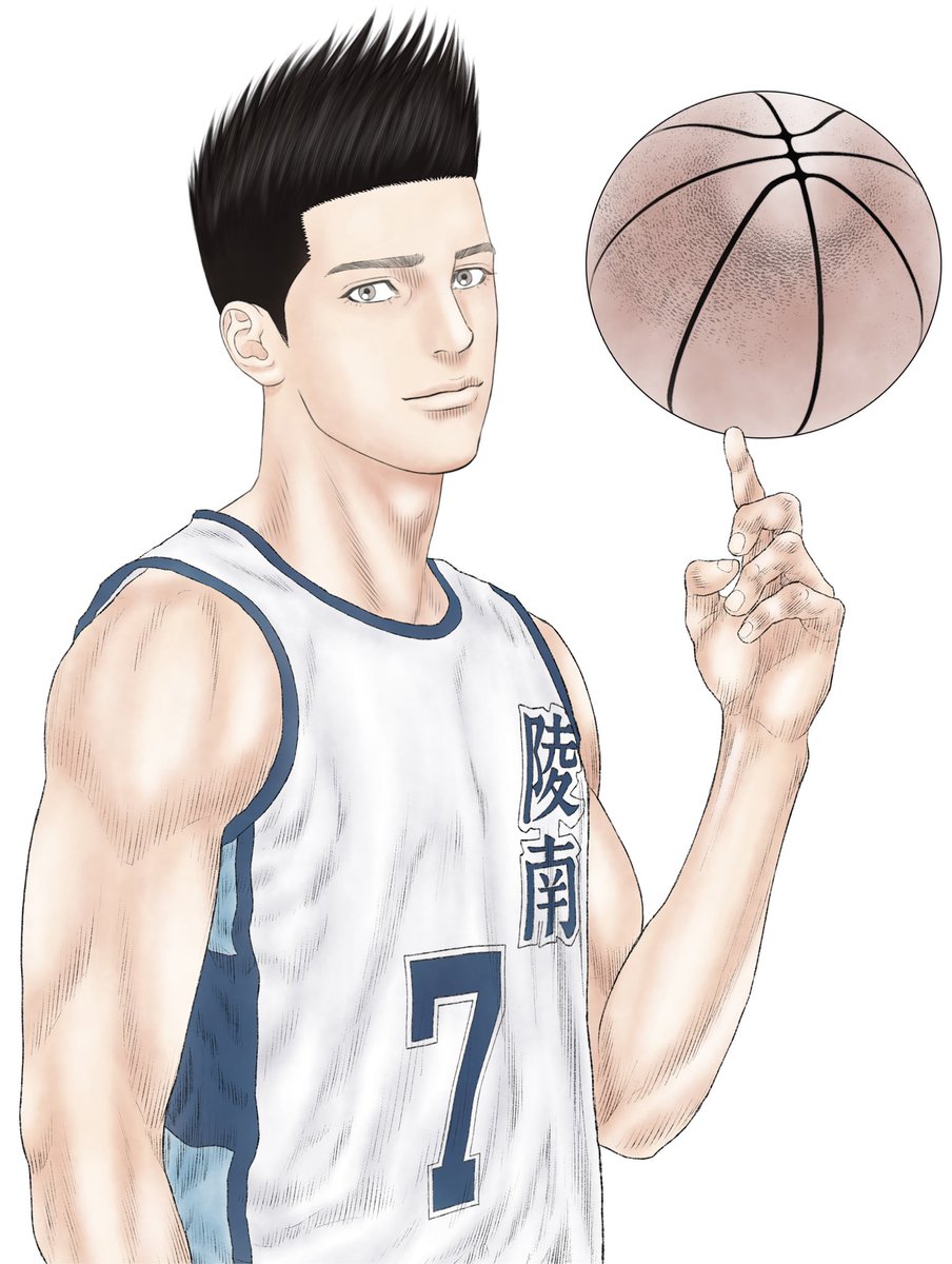 陵南高校バスケ部の仙道彰を描きました。やはりユニフォーム姿が一番