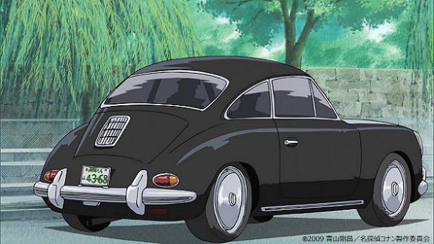 黒のポルシェ356A… #名探偵コナン #漆黒の追跡者