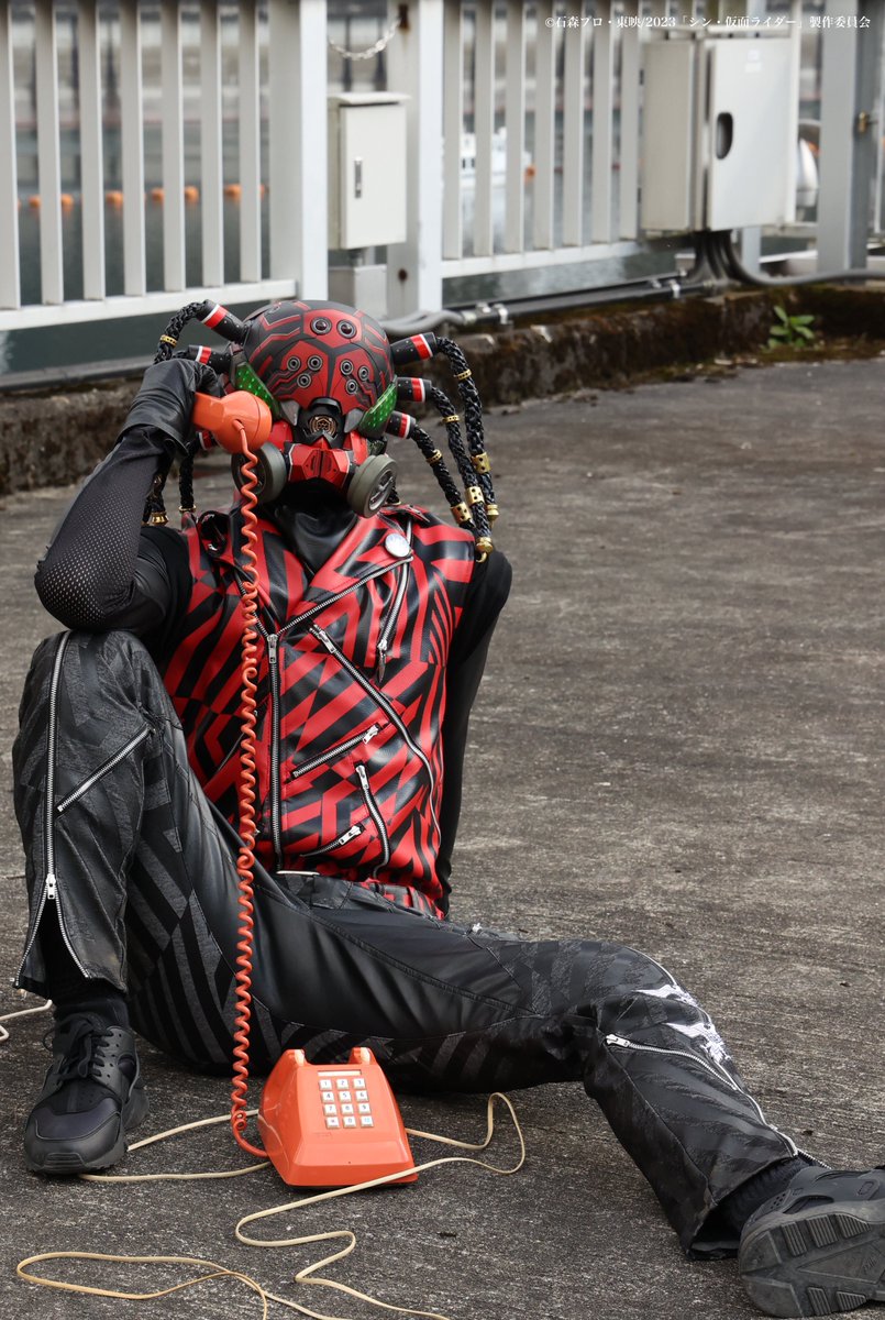 毎日 #シン仮面ライダーもしもし シリーズ】 本日はクモオーグです