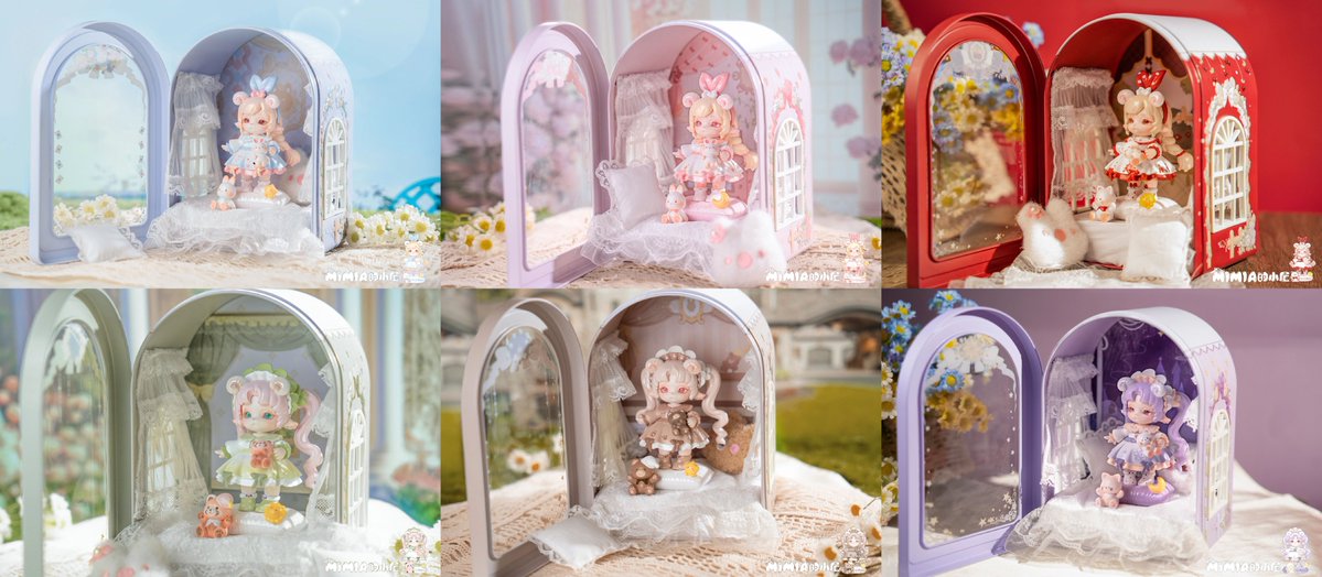 📢🆕#MIMIA(#ミミア)のミニコテージ シリーズ🆕📢 ✨全6種類、色が選び