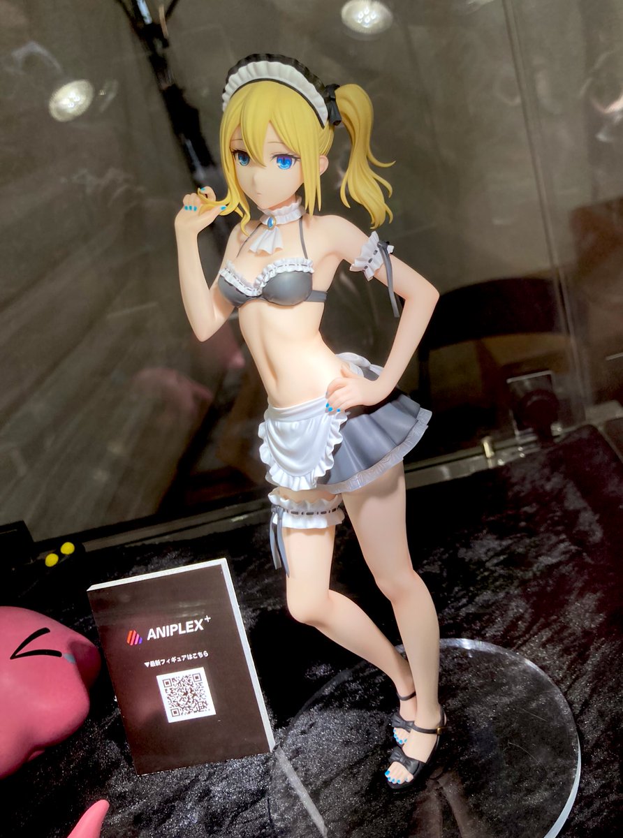 推しフェス会場で❤️ ＼ 本日より受注開始の「早坂愛 メイド水着Ver