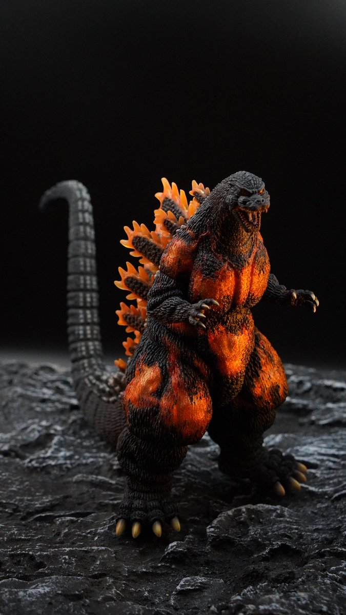 東宝30cmシリーズ ゴジラ（1995）バーニングクリアVer. ② うーーーー