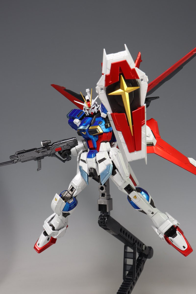 RG フォースインパルスガンダム ［チタニウムフィニッシュ]、完成しま