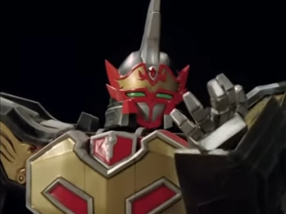 今週のマジレン ファイヤーカイザー初登場回… 赤、金、黒のかっこいい