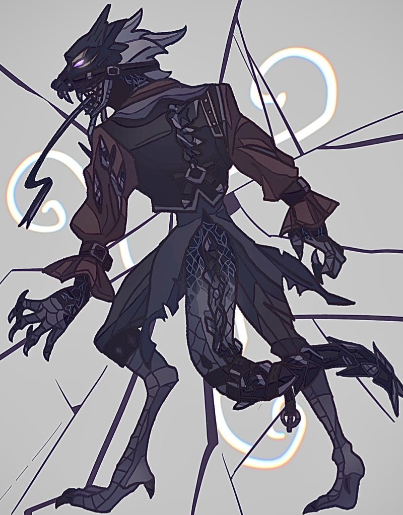 ルキノ教授！記念日と新衣装おめでとう！最高🦎🦎🦎🦎🦎🦎🦎🦎 #ルキノ