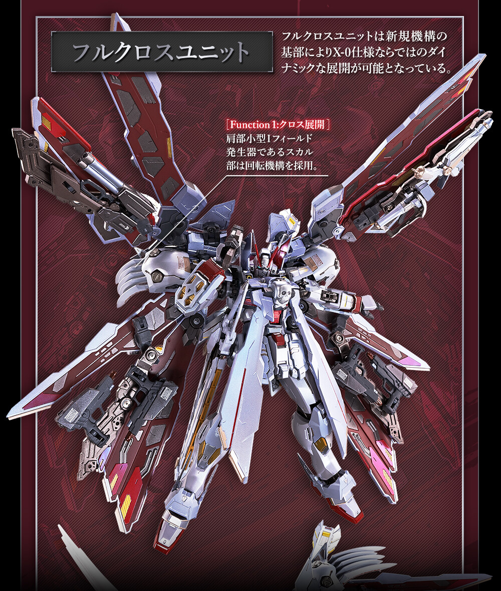 METAL BUILD クロスボーン・ガンダムX-0 フルクロス」商品情報の全貌を