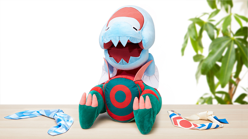 ウオノラゴン のエラがみの威力を体感💥⁉ ぬいぐるみには #こだわり