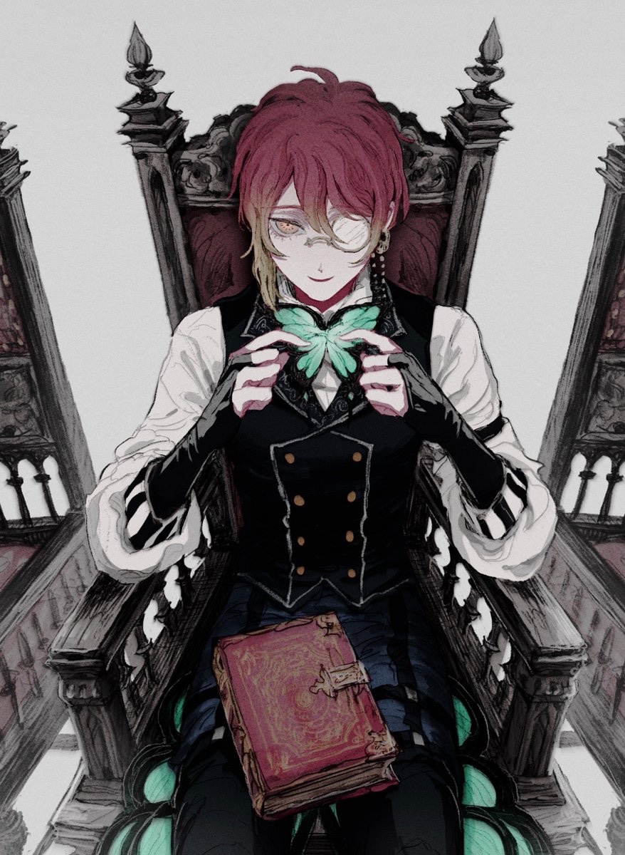 yuko様(@XxxYono )より リリースお祝いのフェネスです🦋 「主様、俺に