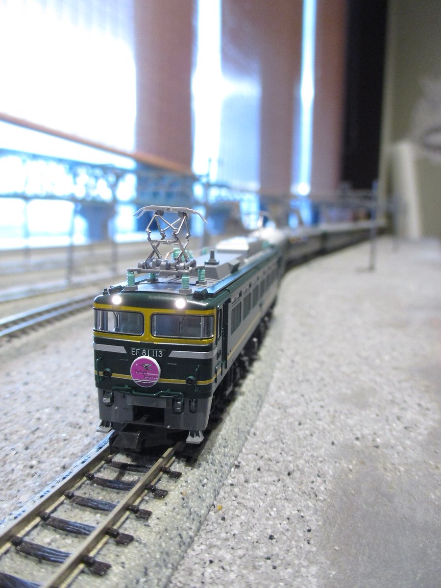 EF81+特別なトワイライトエクスプレス特製品】 EF81は一部屋上母線を