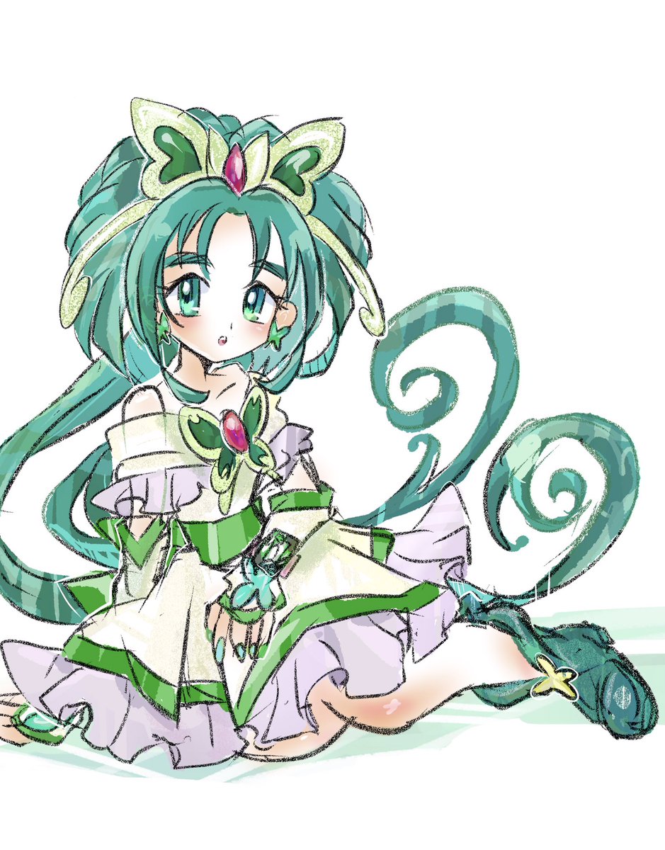 キュアミント #秋元こまち #ﾌﾟﾘｷｭｱ5 #らくがき #ｲﾗｽﾄ #precure #ﾄﾛﾌﾟﾘ