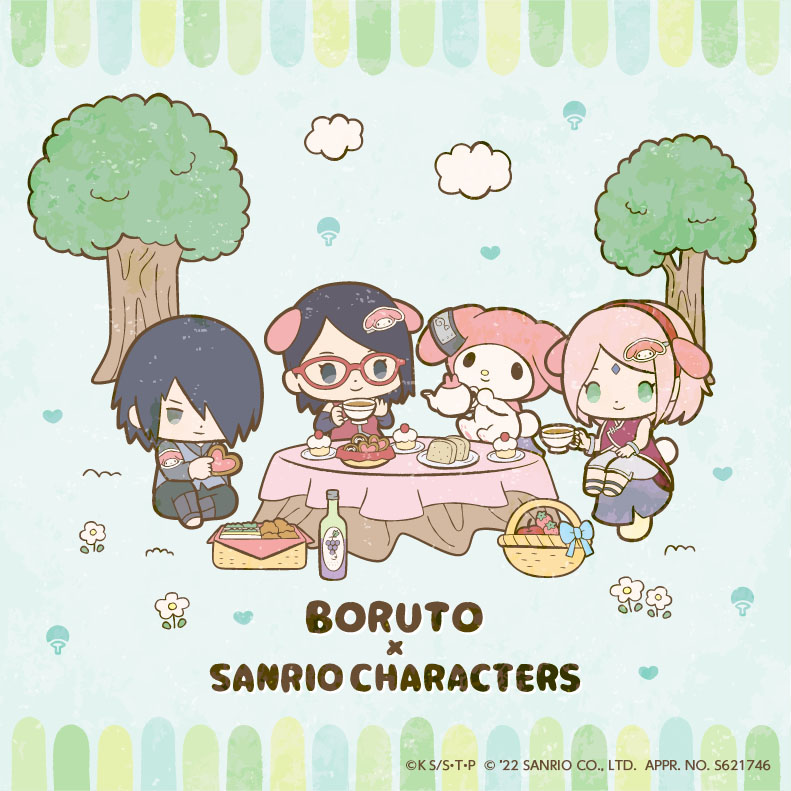 サンリオキャラクターズとのコラボ全イラスト解禁②／ NARUTO・BORUTO