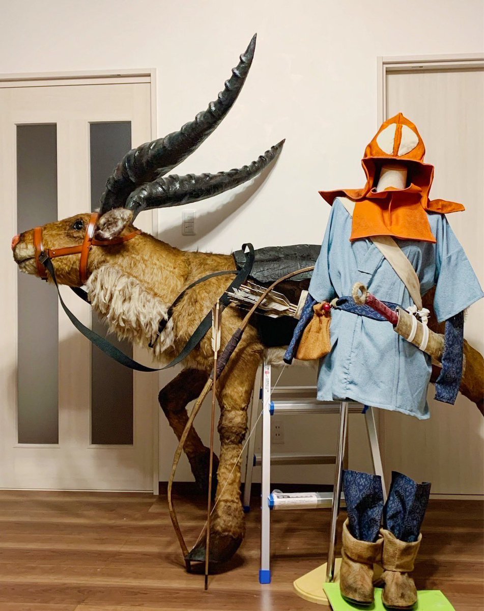 ヤックルに乗りたくて！！！！ もののけ姫/アシタカの衣装と乗れる