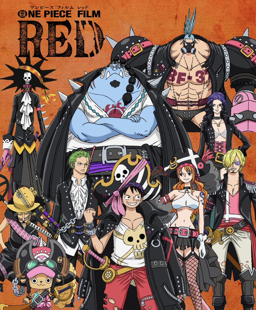 ONE PIECE FILM RED🎞🎵 “麦わらの一味” 衣装2パターン。 戦闘服ver