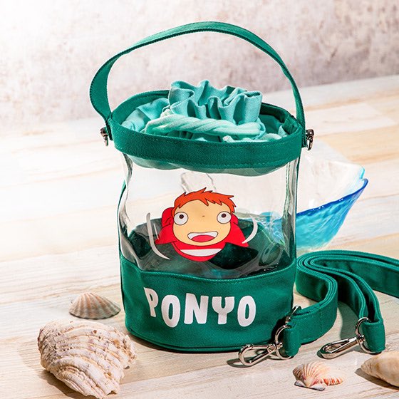 🐟崖の上のポニョ🐟 バケツをイメージした形のバッグに ポニョが