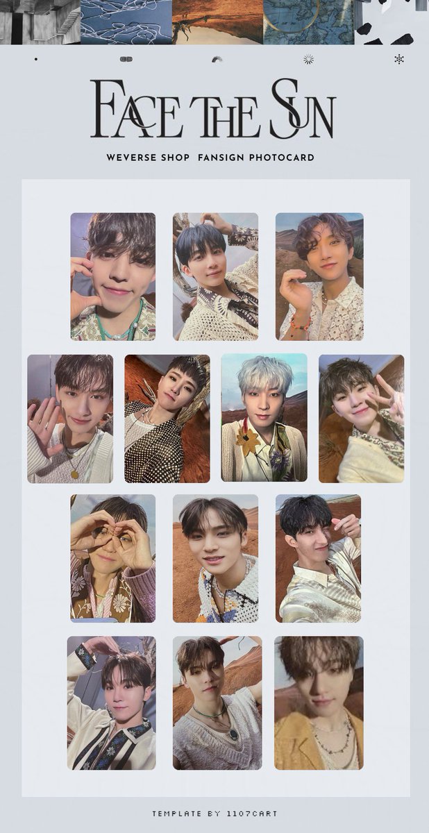 I'm selling [Soon to be Onhand] SEVENTEEN - FACE THE SUN WEVERSE