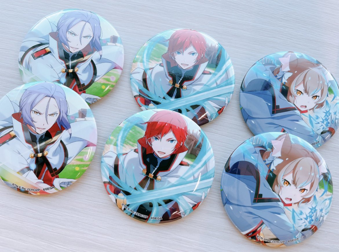 リゼロ ラインハルト 異世界学園生活 ハート缶バッジ 60点 リゼロ