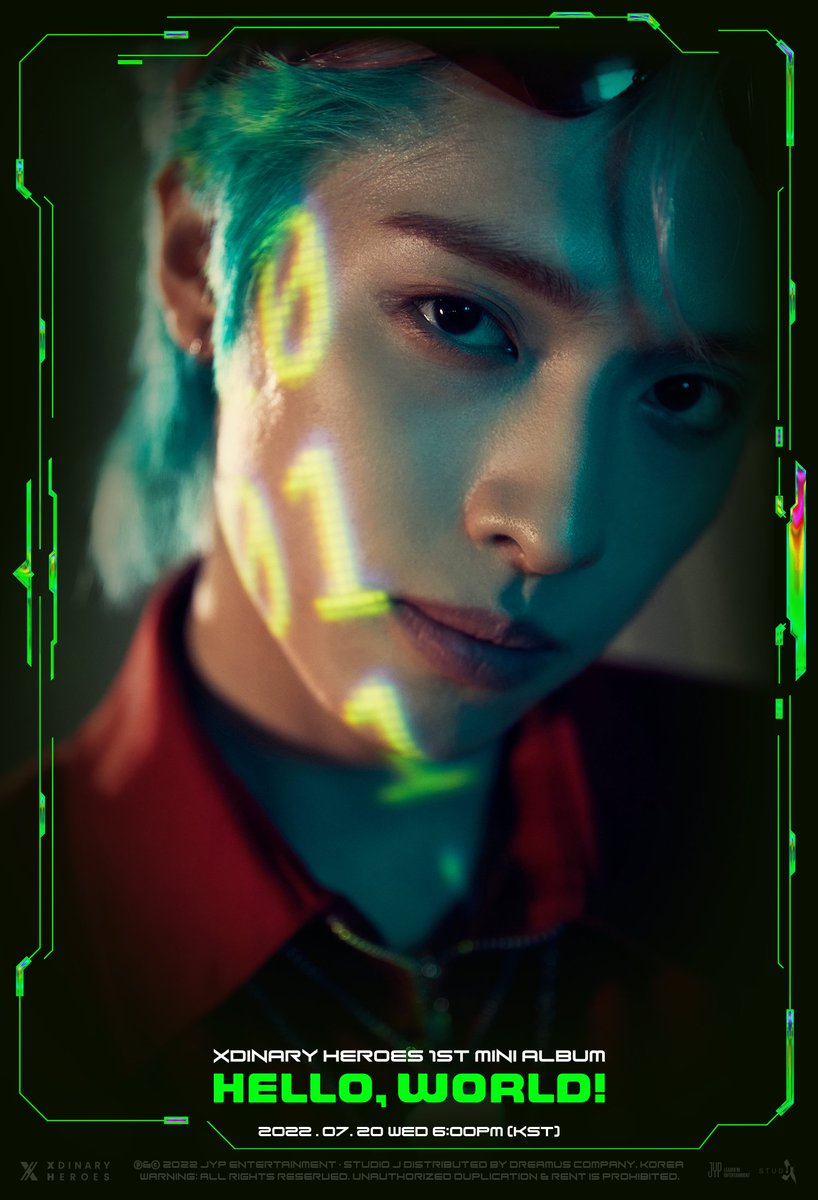 xdinary heroes Hello, world! サウェラキドロ ガオン Xdinary Heroes <Hello, world!> Extraordinary Teaser #가온 #Gaon