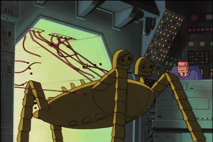 ロボット兵には園丁タイプと戦闘タイプがあります。後者は腕に突起が