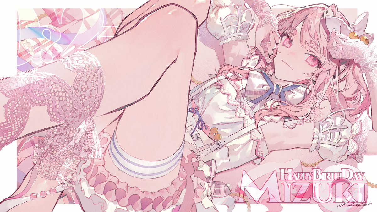 イラスト描かせていただきました。 HAPPY BIRTHDAY 瑞希！