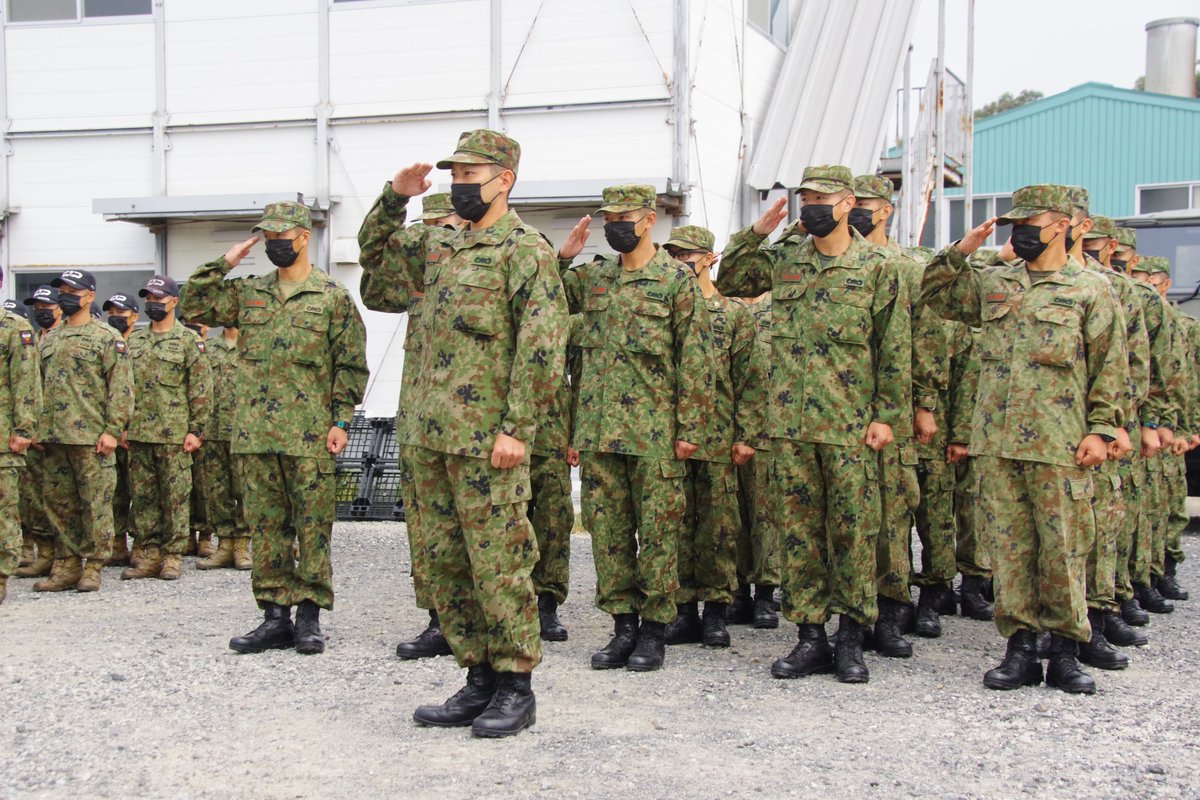 レンジャー教育①】 水陸機動団は、相浦駐屯地において、第5期部隊