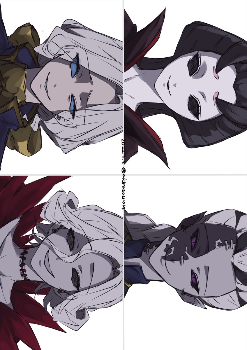 IdentityVイラスト #第五人格イラスト 芸者 白黒無常 写真家 血の女王