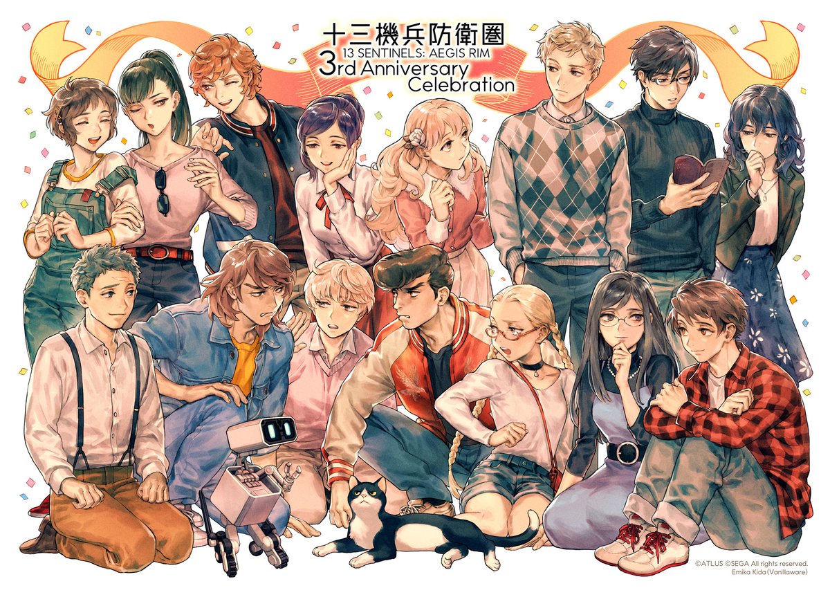 3周年記念イラスト公開】 11月28日（月）に『#十三機兵防衛圏』が 発売