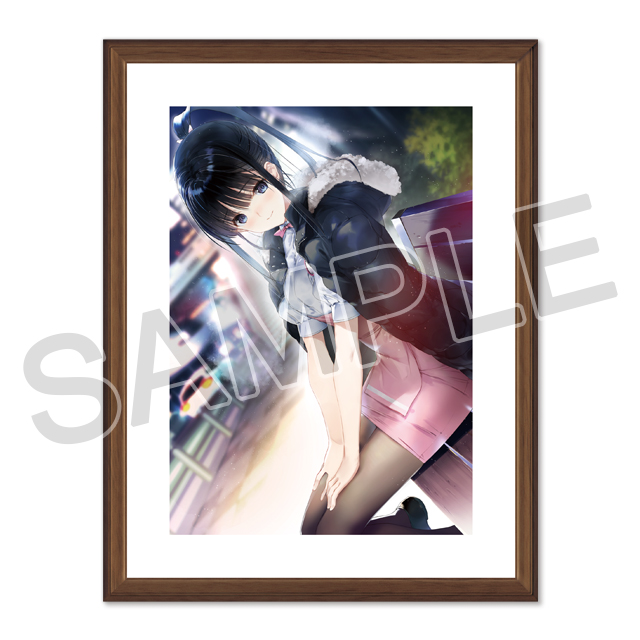 ピロ水 鐘堂英麗奈 バレンタイン 直筆サイン入り複製原画 ピロ水