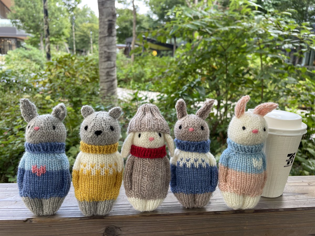 私のぼうぐるみ、編んでみたい方いますか？ 来年の目標としてなんです