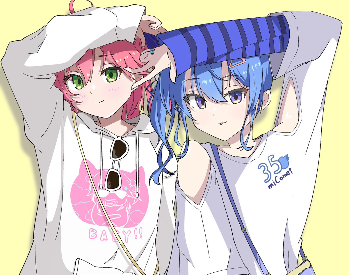 星街すいせい ,さくらみこ 「みこめっと#ほしまちぎゃらりー #miko_Art