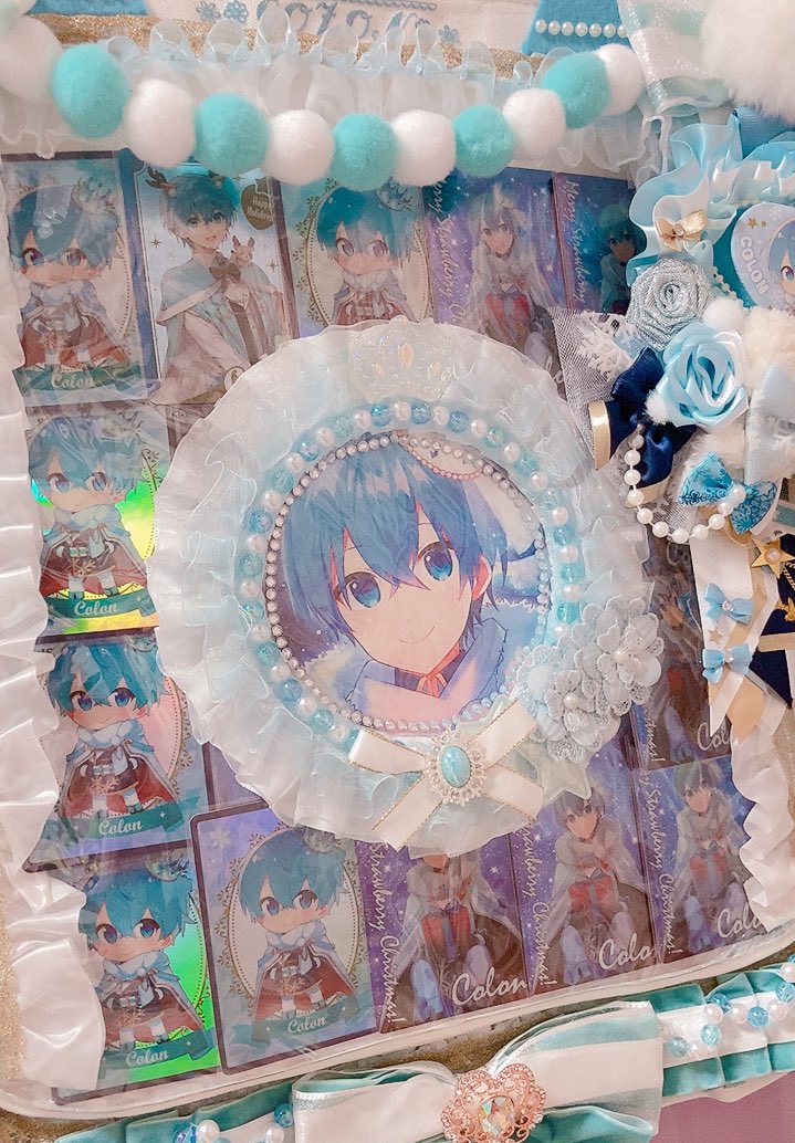 新しいころんくんの痛バ完成しました💙✨ 冬イメージで製作しました