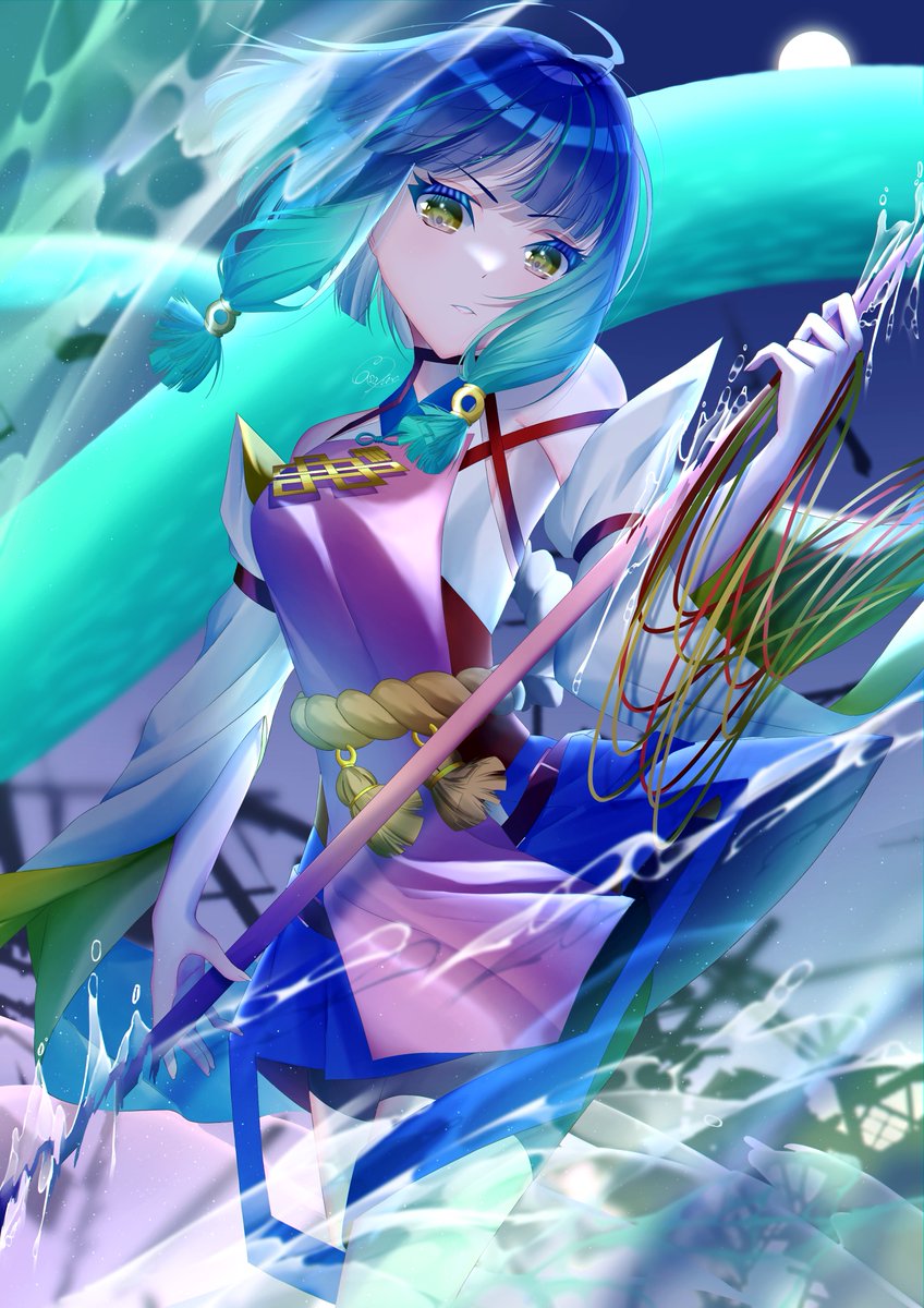 ヤクモ「大荒神武装」 #モンスト ＃モンストイラスト ＃ヤクモ