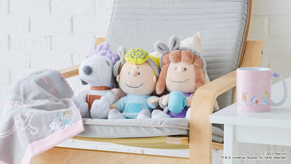 スヤスヤスヌーピー♪／ NightTimeシリーズ登場🛌 リラックスモードな