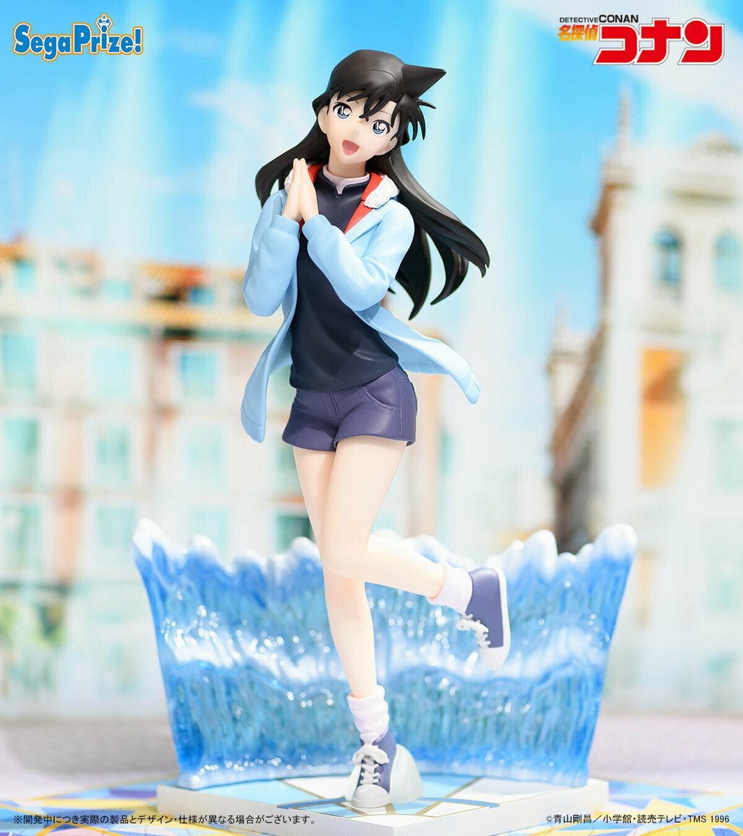 名探偵コナン フィギュア コナン 工藤新一 毛利蘭 プレミアム サッカー