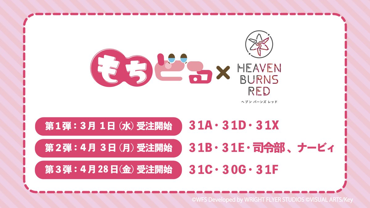 もちどる販売ラインナップ決定！第一弾は3/1から！】 司令部、ナービィ