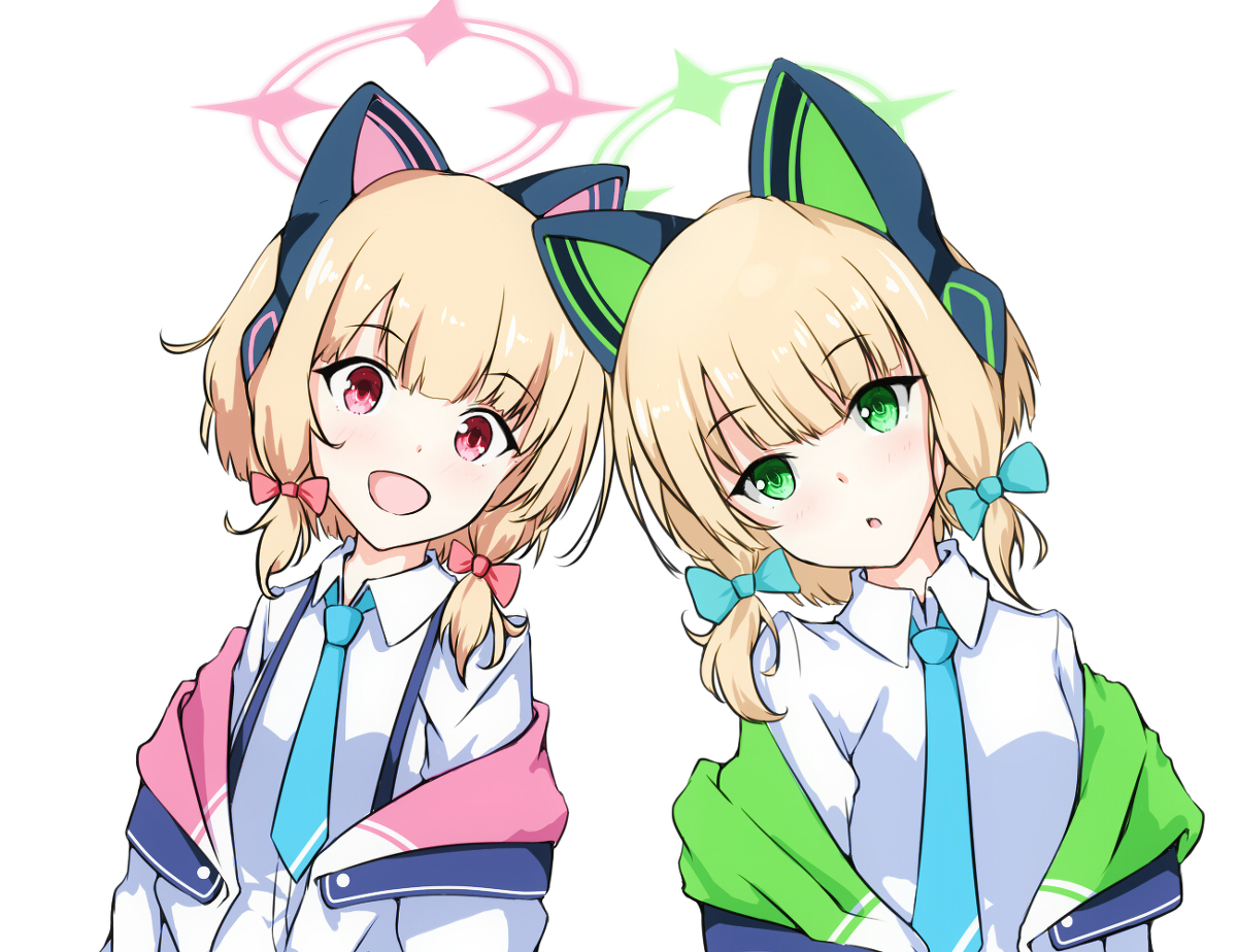 ブルアカ「モモイ&ミドリ #ブルアカ2周年アート #ブルーアーカイブ #才