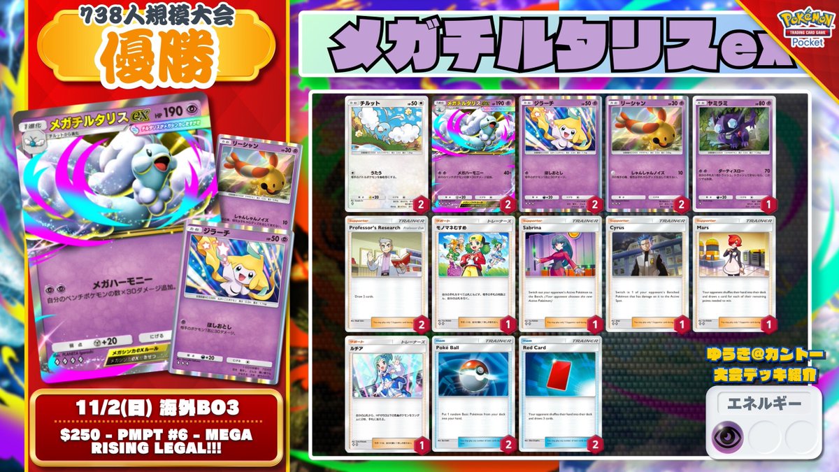 ✨＼ ポケポケ デッキティア表/／✨ 📊 メガライジング 環境初週