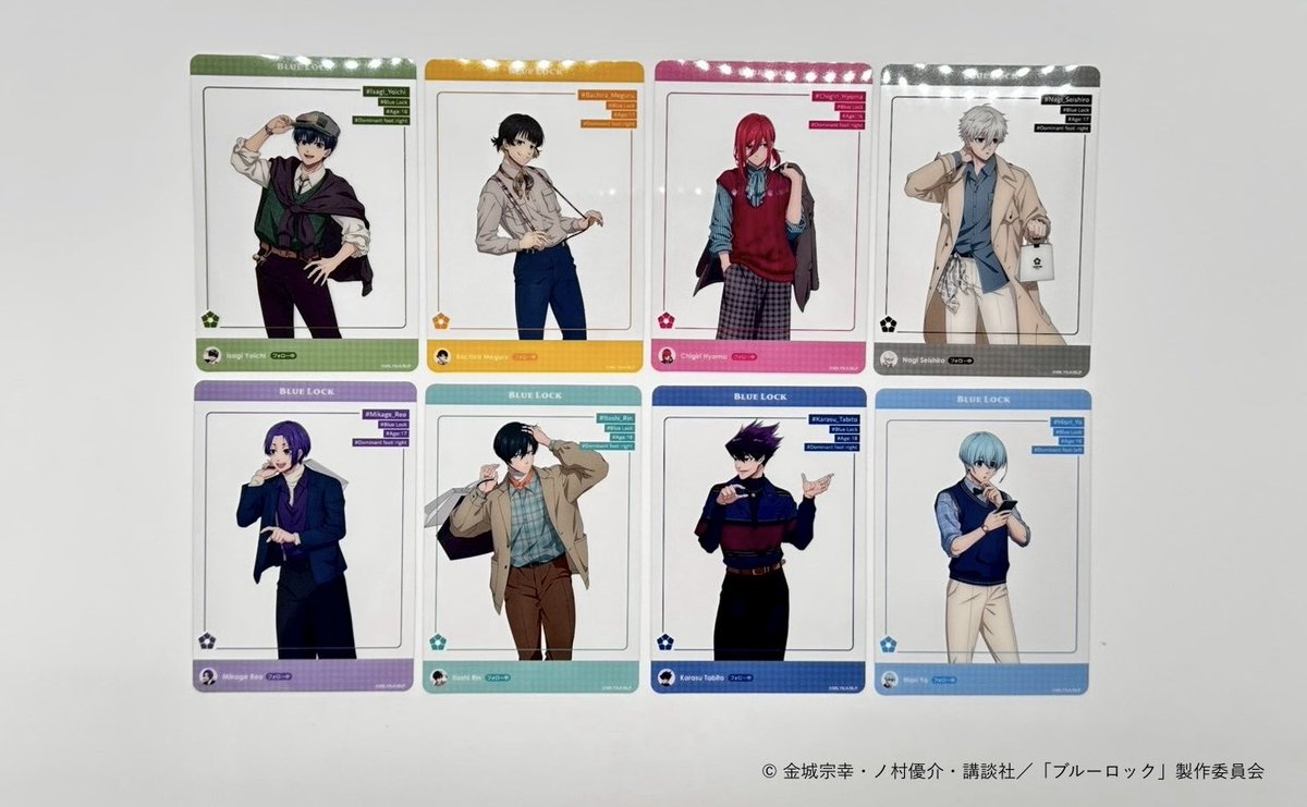 オリジナルグッズのご紹介！⚽🔥 ＼ ③SNS風クリアカード(全16種) ④