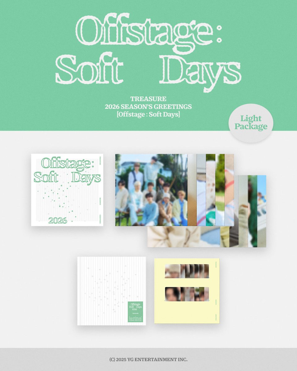 TREASURE 2026 SEASONS GREETINGS [Offstage : Soft Days] トレジャー